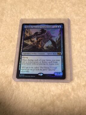 Magic: The Gathering Vision, Spectral Synthezoid - Blue Foil Card